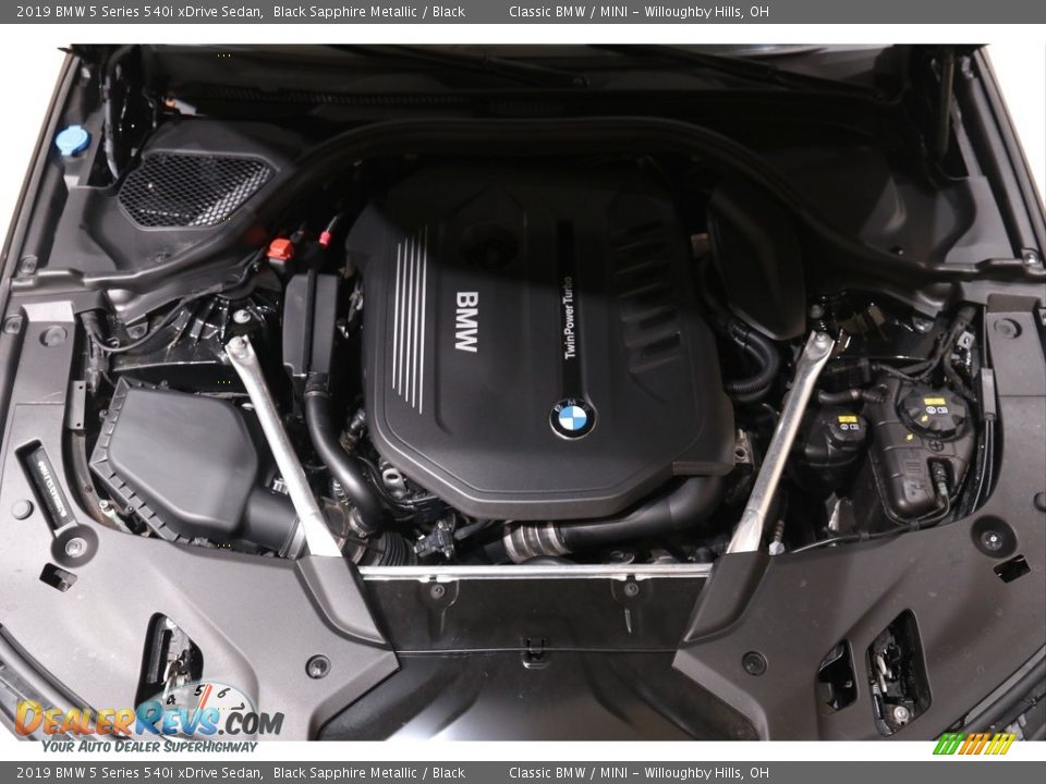 2019 BMW 5 Series 540i xDrive Sedan Black Sapphire Metallic / Black Photo #22