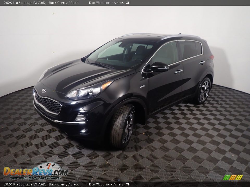 2020 Kia Sportage EX AWD Black Cherry / Black Photo #10