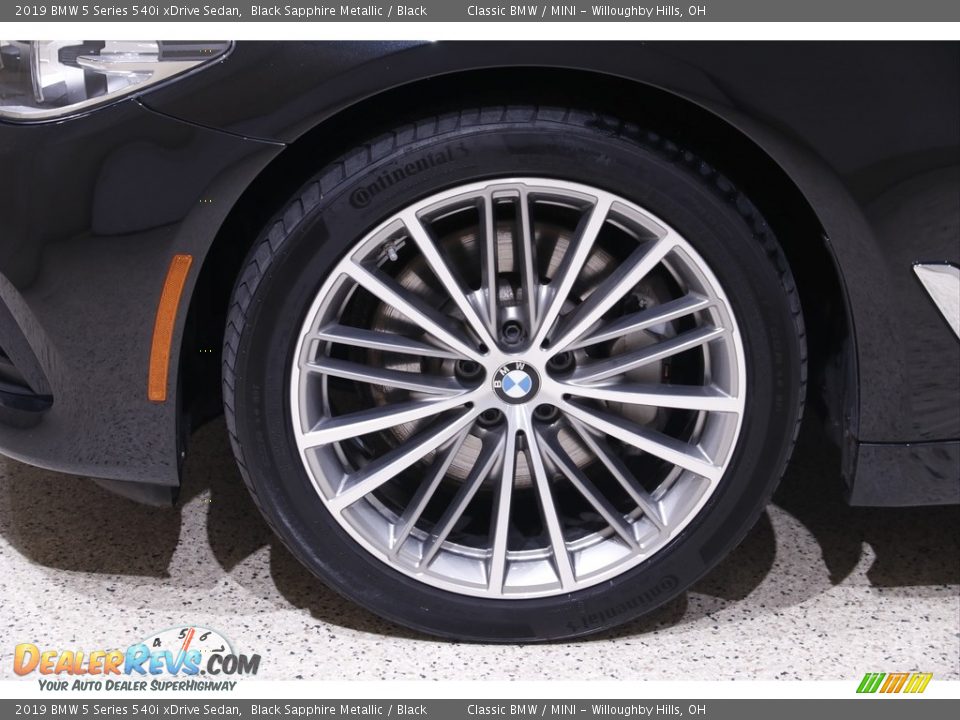 2019 BMW 5 Series 540i xDrive Sedan Black Sapphire Metallic / Black Photo #23