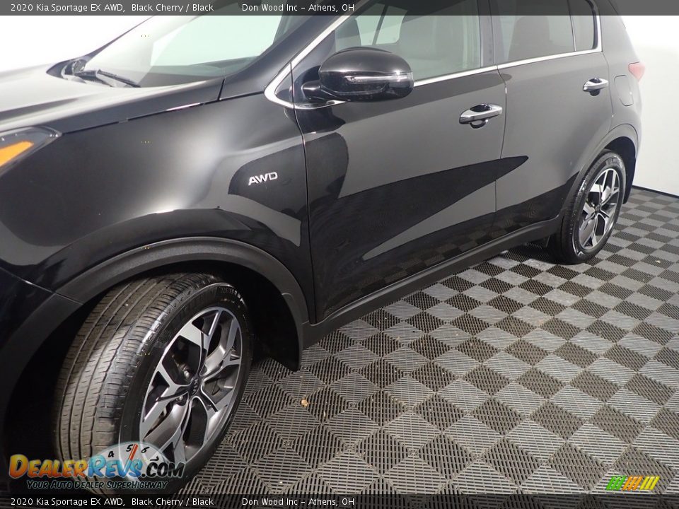 2020 Kia Sportage EX AWD Black Cherry / Black Photo #11