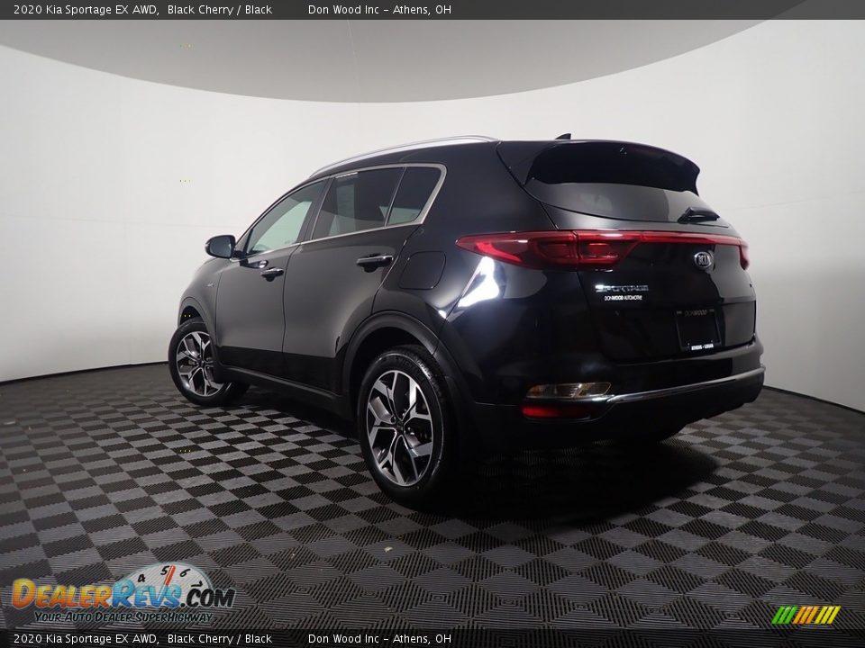 2020 Kia Sportage EX AWD Black Cherry / Black Photo #12