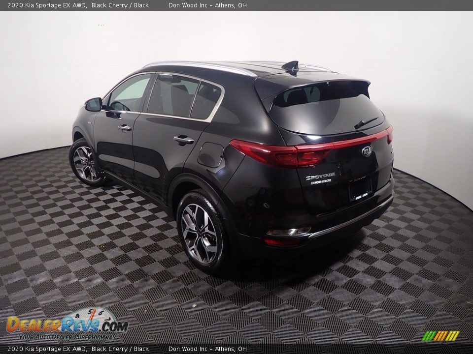 2020 Kia Sportage EX AWD Black Cherry / Black Photo #13