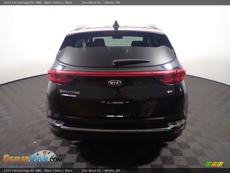 2020 Kia Sportage EX AWD Black Cherry / Black Photo #14