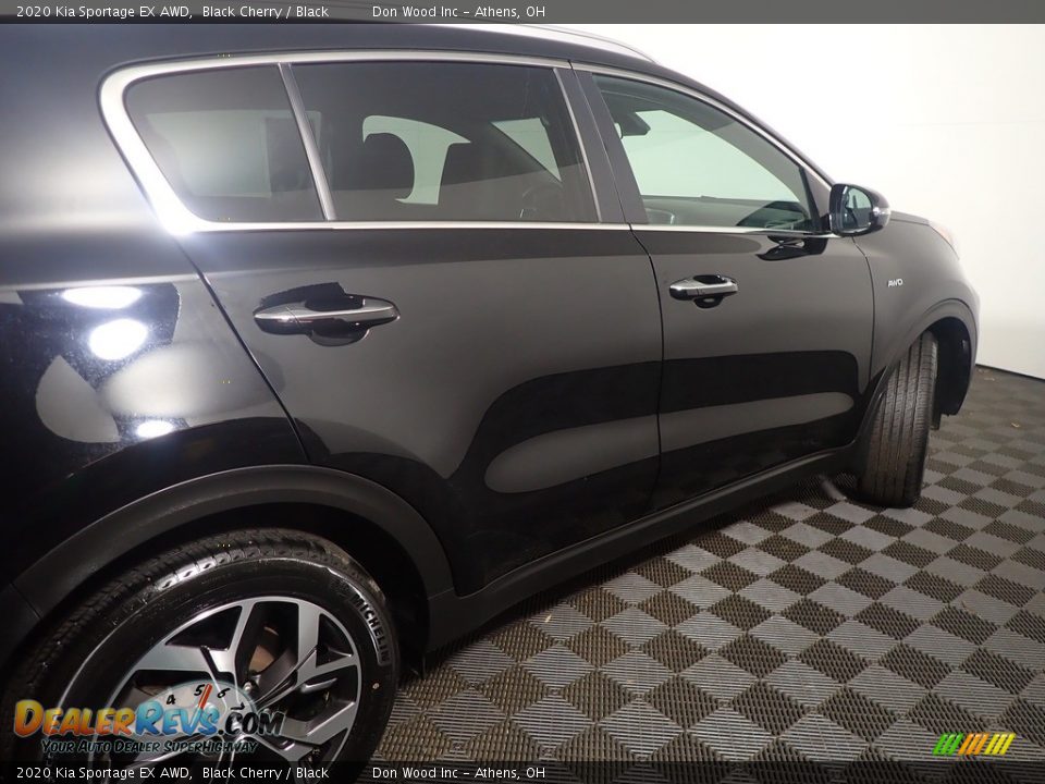 2020 Kia Sportage EX AWD Black Cherry / Black Photo #21