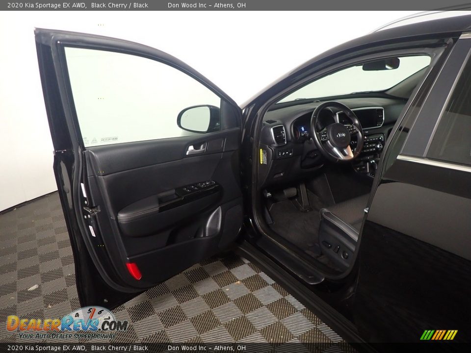 2020 Kia Sportage EX AWD Black Cherry / Black Photo #22