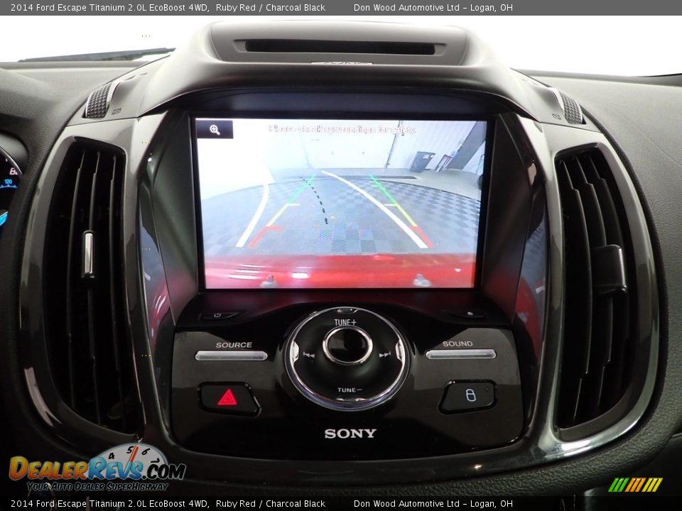 2014 Ford Escape Titanium 2.0L EcoBoost 4WD Ruby Red / Charcoal Black Photo #2