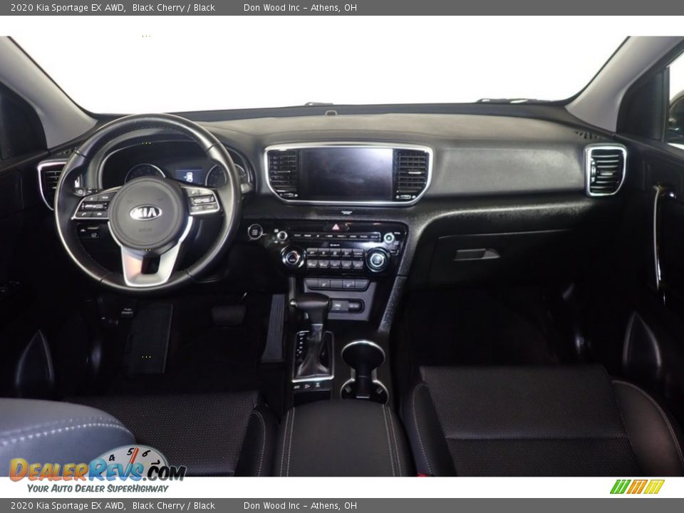 2020 Kia Sportage EX AWD Black Cherry / Black Photo #26
