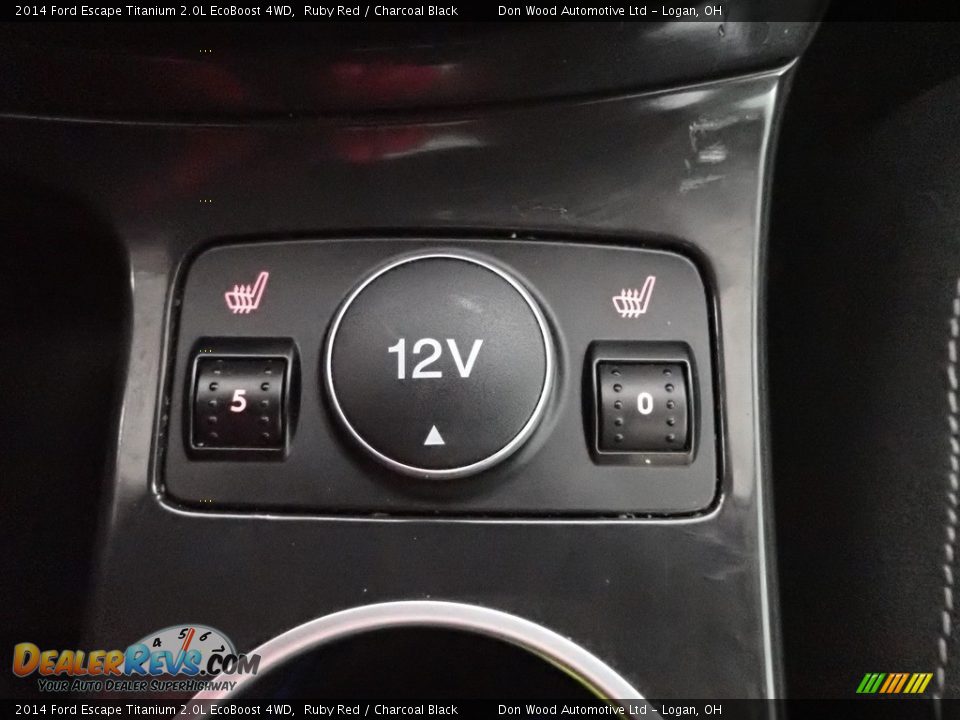 2014 Ford Escape Titanium 2.0L EcoBoost 4WD Ruby Red / Charcoal Black Photo #3