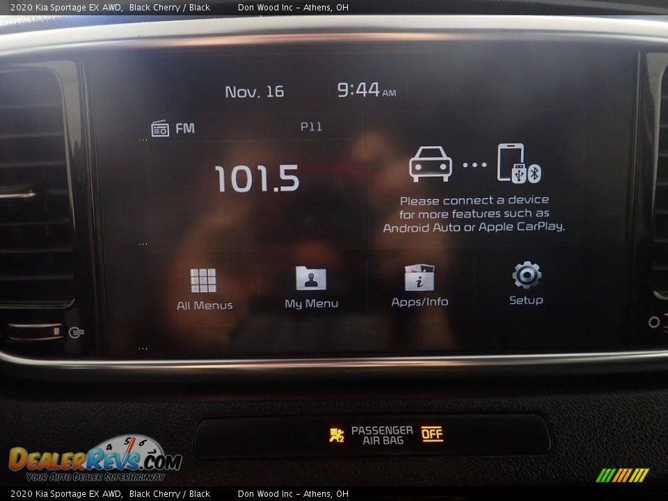 2020 Kia Sportage EX AWD Black Cherry / Black Photo #28