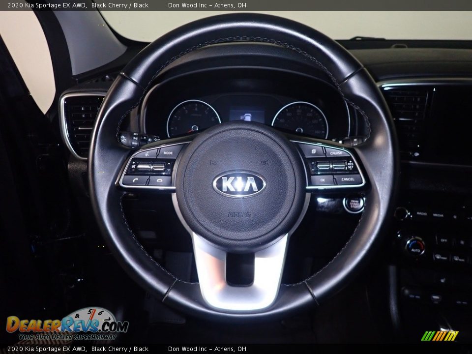 2020 Kia Sportage EX AWD Black Cherry / Black Photo #29
