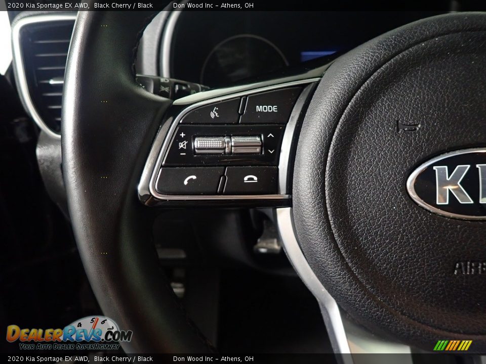 2020 Kia Sportage EX AWD Black Cherry / Black Photo #31