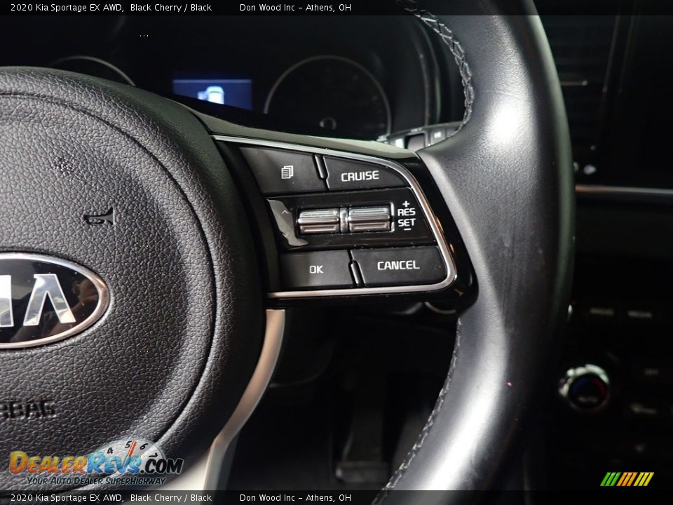 2020 Kia Sportage EX AWD Black Cherry / Black Photo #32