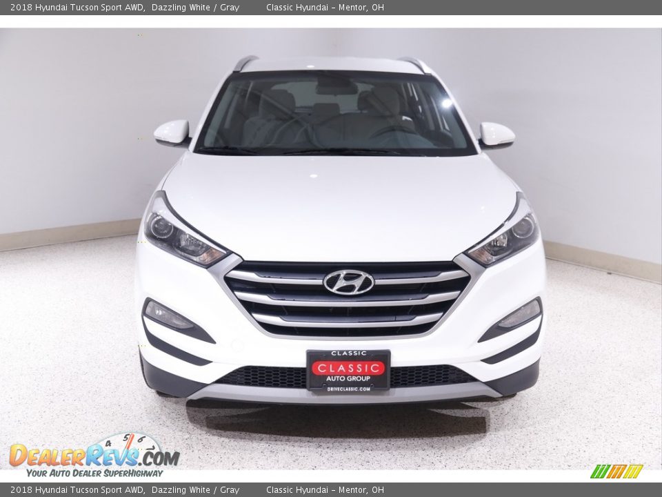 2018 Hyundai Tucson Sport AWD Dazzling White / Gray Photo #2