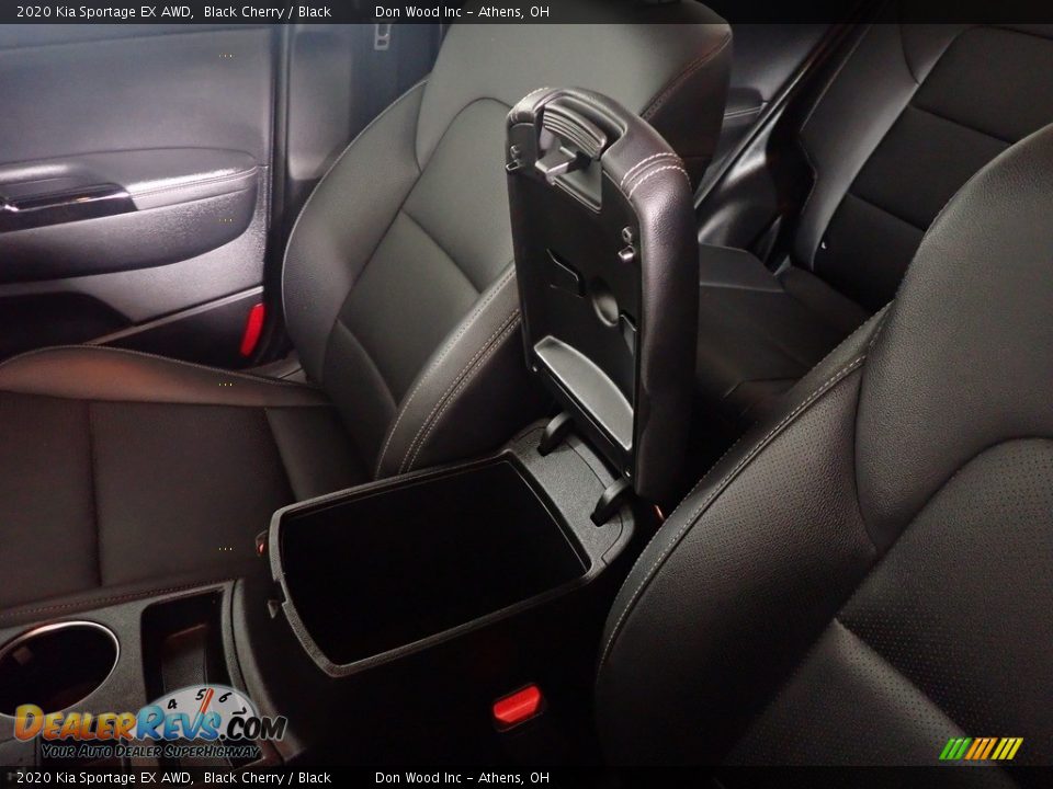 2020 Kia Sportage EX AWD Black Cherry / Black Photo #35