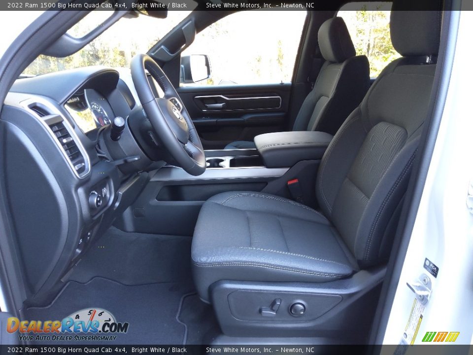 2022 Ram 1500 Big Horn Quad Cab 4x4 Bright White / Black Photo #11