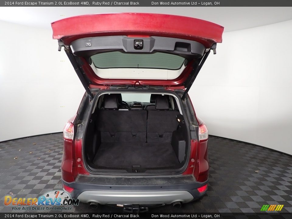 2014 Ford Escape Titanium 2.0L EcoBoost 4WD Ruby Red / Charcoal Black Photo #13