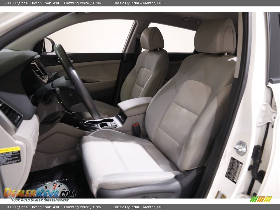 2018 Hyundai Tucson Sport AWD Dazzling White / Gray Photo #5