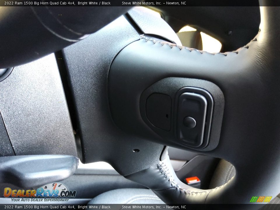 2022 Ram 1500 Big Horn Quad Cab 4x4 Bright White / Black Photo #13