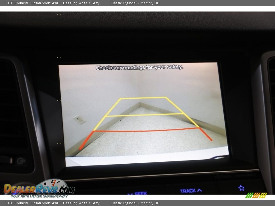 2018 Hyundai Tucson Sport AWD Dazzling White / Gray Photo #11