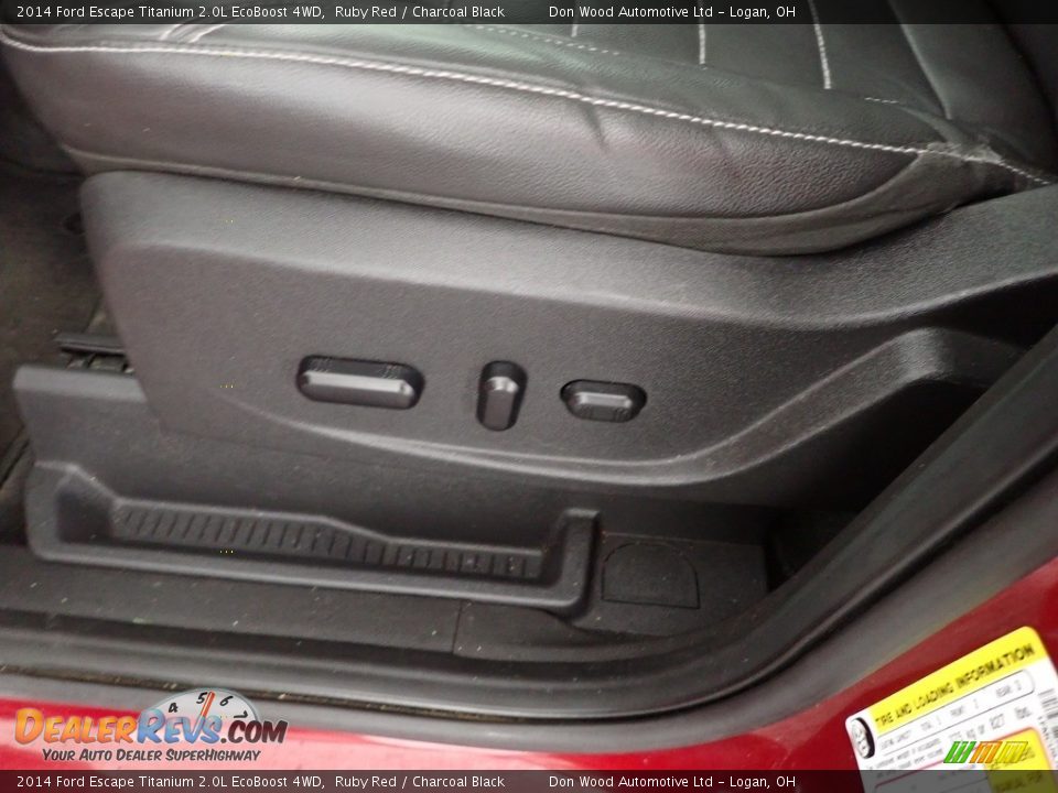 2014 Ford Escape Titanium 2.0L EcoBoost 4WD Ruby Red / Charcoal Black Photo #18