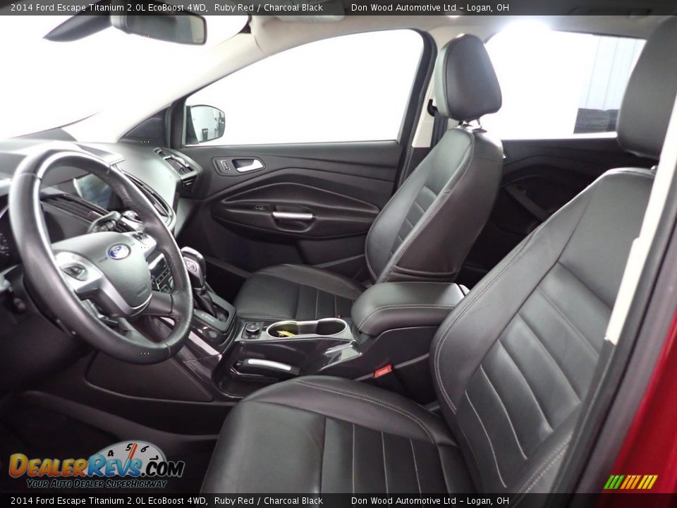 2014 Ford Escape Titanium 2.0L EcoBoost 4WD Ruby Red / Charcoal Black Photo #19