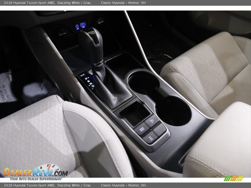 2018 Hyundai Tucson Sport AWD Dazzling White / Gray Photo #13