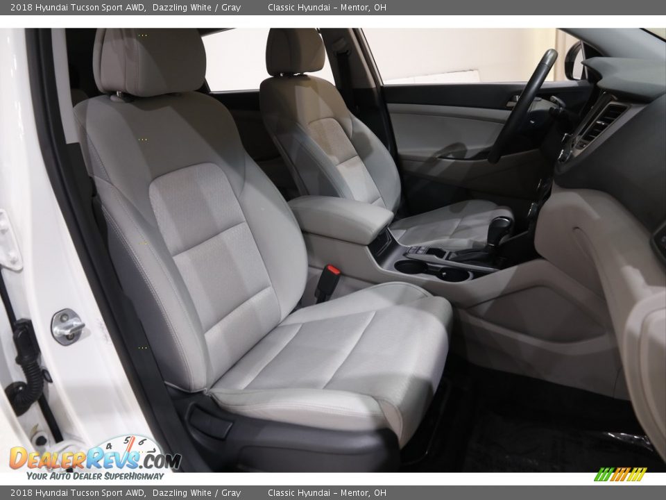 2018 Hyundai Tucson Sport AWD Dazzling White / Gray Photo #14