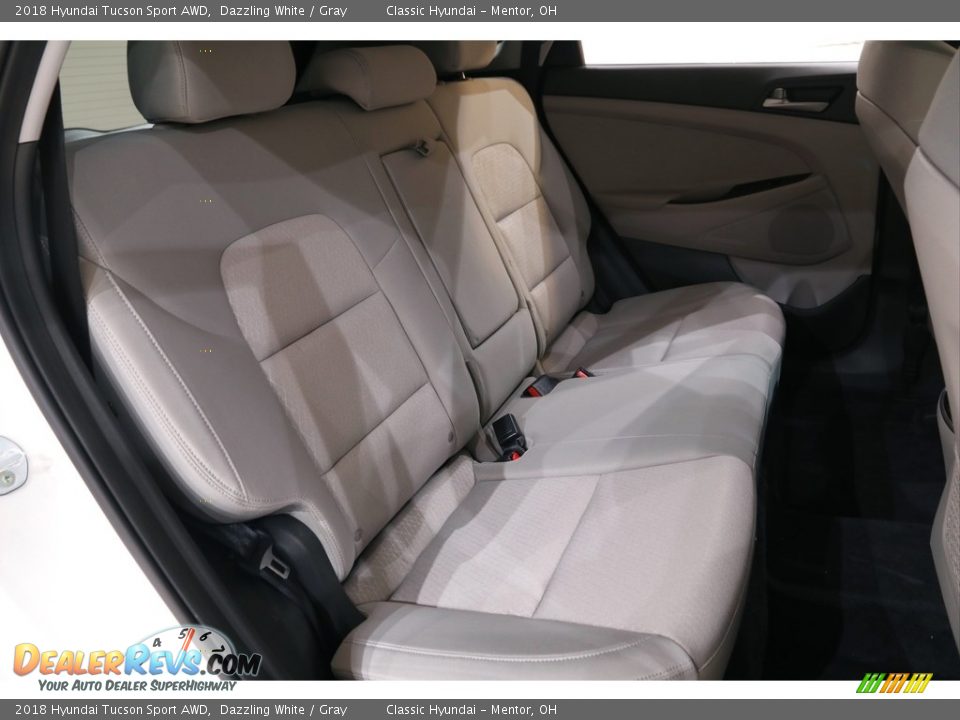 2018 Hyundai Tucson Sport AWD Dazzling White / Gray Photo #15