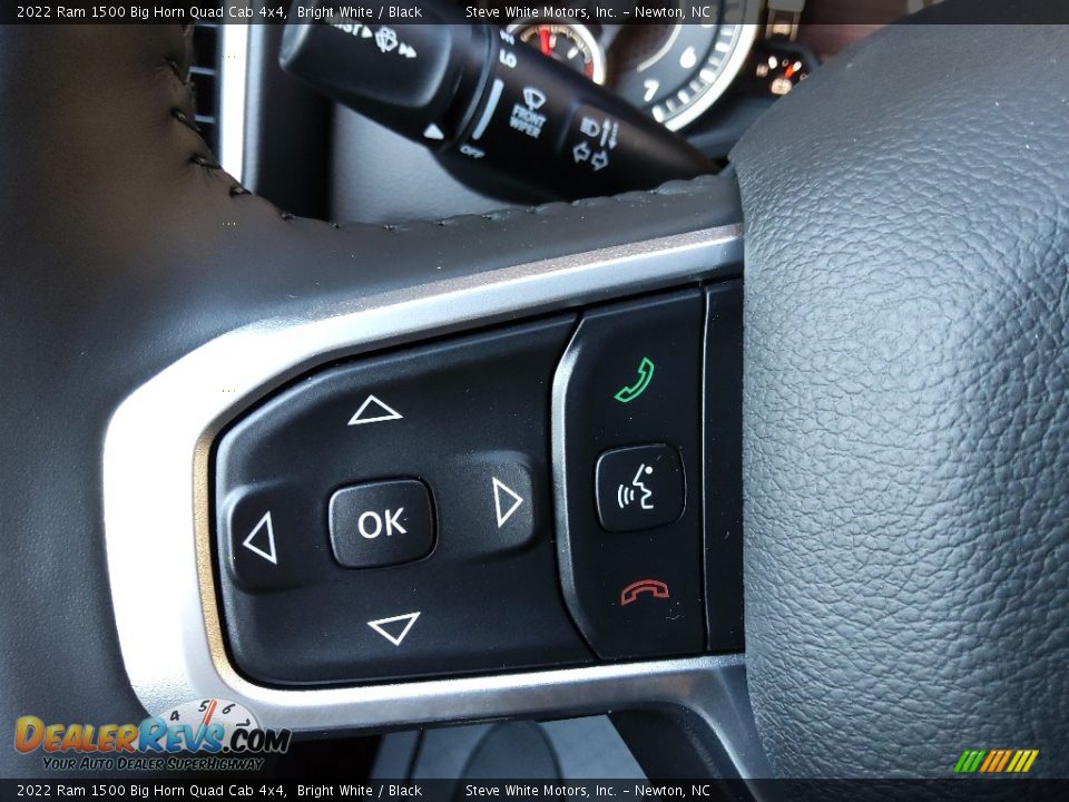 2022 Ram 1500 Big Horn Quad Cab 4x4 Bright White / Black Photo #19