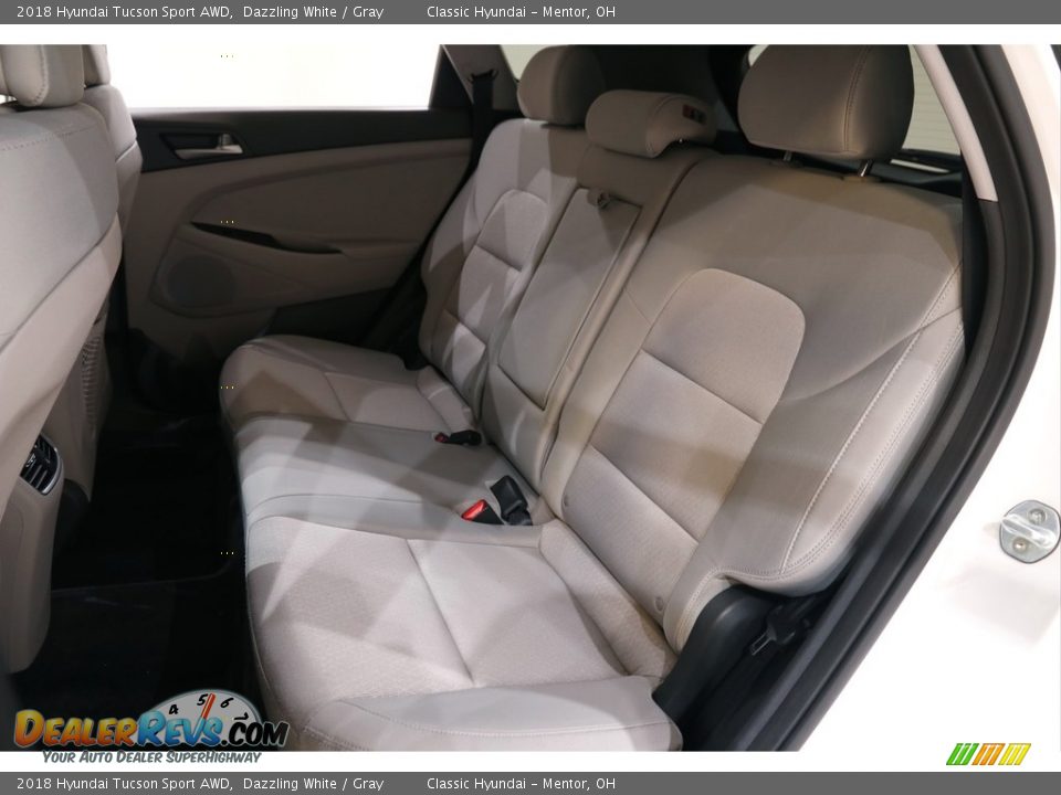 2018 Hyundai Tucson Sport AWD Dazzling White / Gray Photo #16