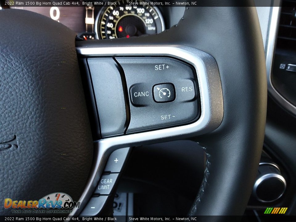 2022 Ram 1500 Big Horn Quad Cab 4x4 Bright White / Black Photo #20