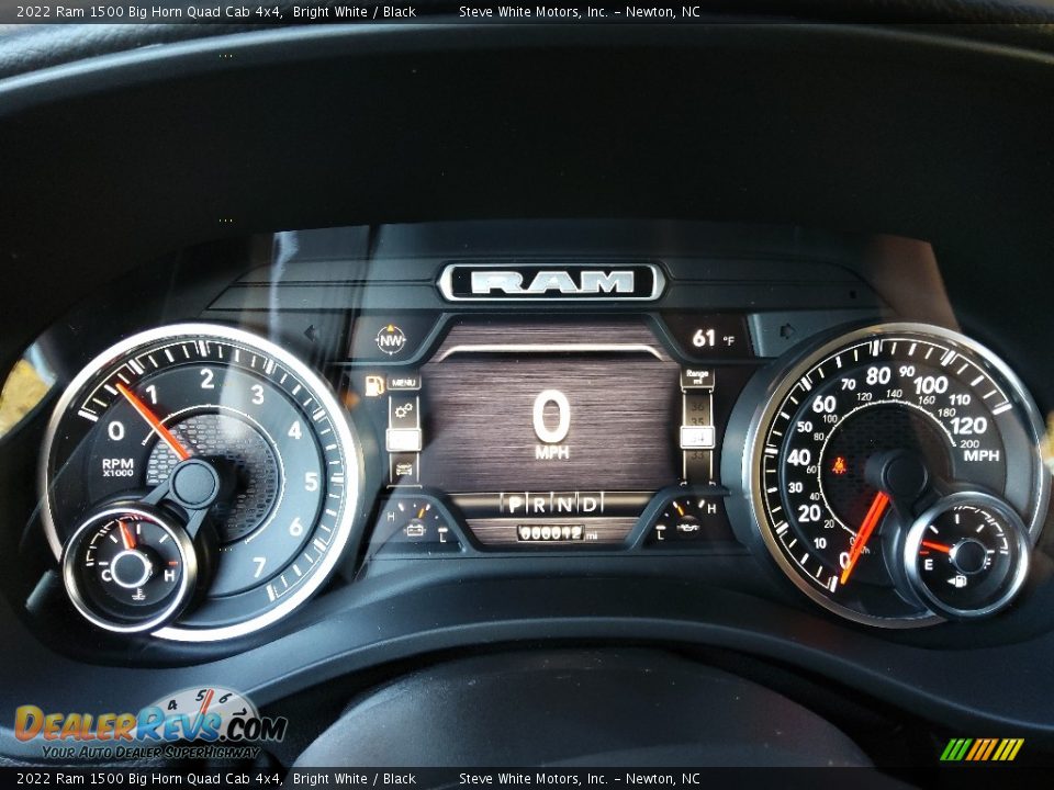 2022 Ram 1500 Big Horn Quad Cab 4x4 Bright White / Black Photo #21
