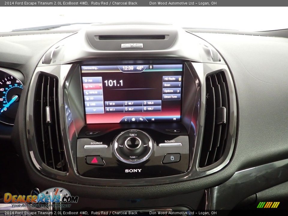 2014 Ford Escape Titanium 2.0L EcoBoost 4WD Ruby Red / Charcoal Black Photo #24