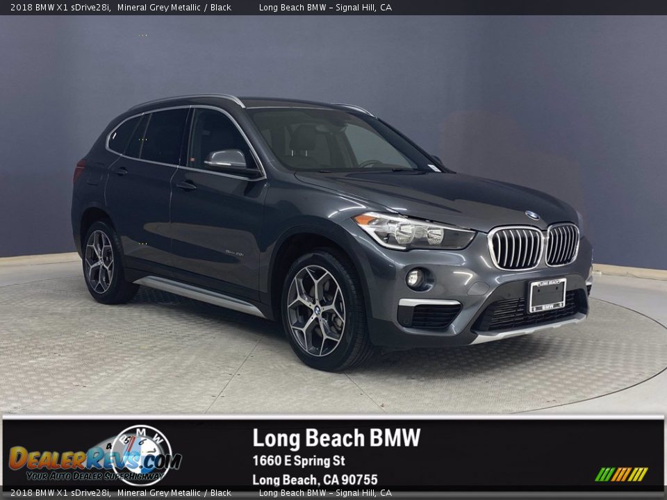 2018 BMW X1 sDrive28i Mineral Grey Metallic / Black Photo #1