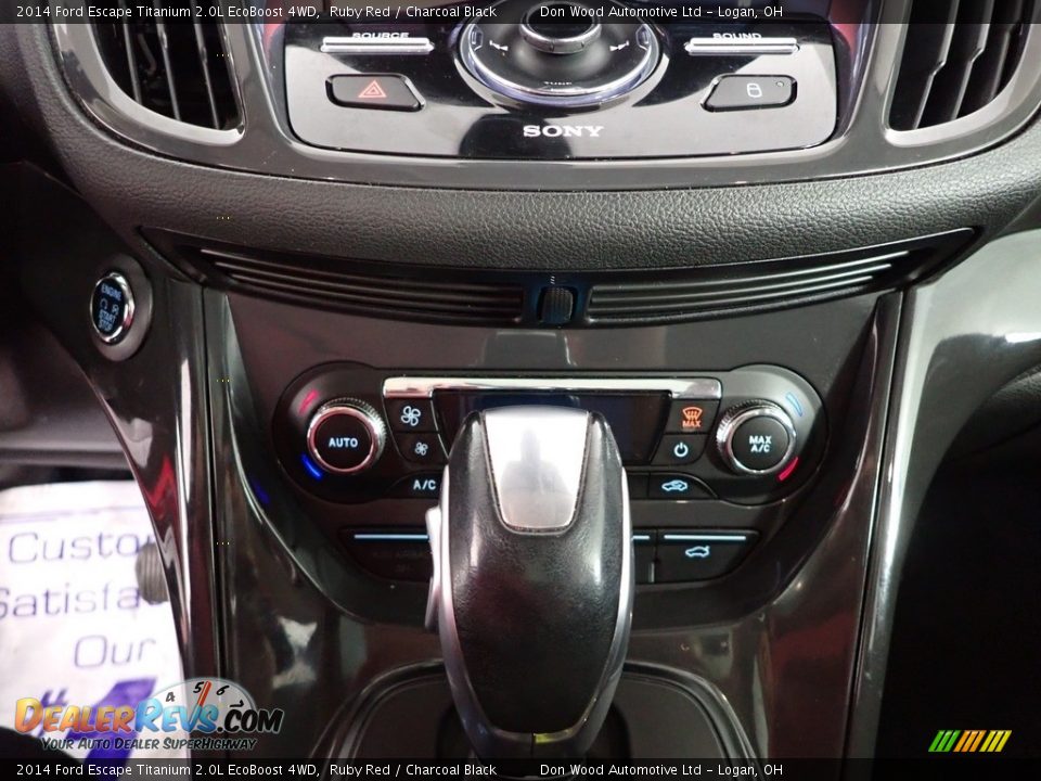 2014 Ford Escape Titanium 2.0L EcoBoost 4WD Ruby Red / Charcoal Black Photo #25