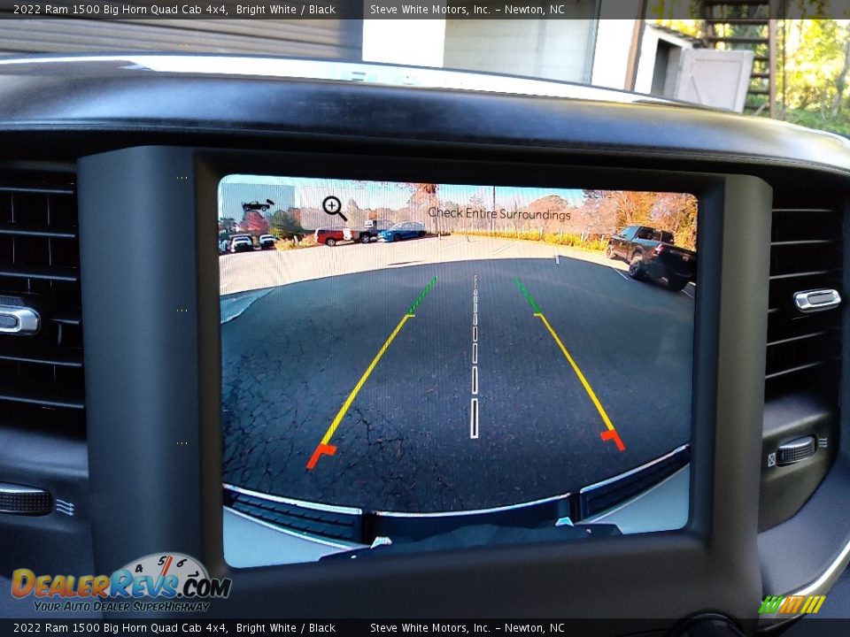 2022 Ram 1500 Big Horn Quad Cab 4x4 Bright White / Black Photo #24