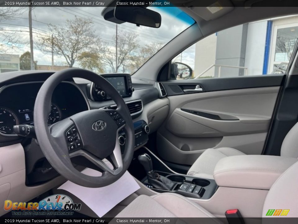 2019 Hyundai Tucson SE AWD Black Noir Pearl / Gray Photo #3