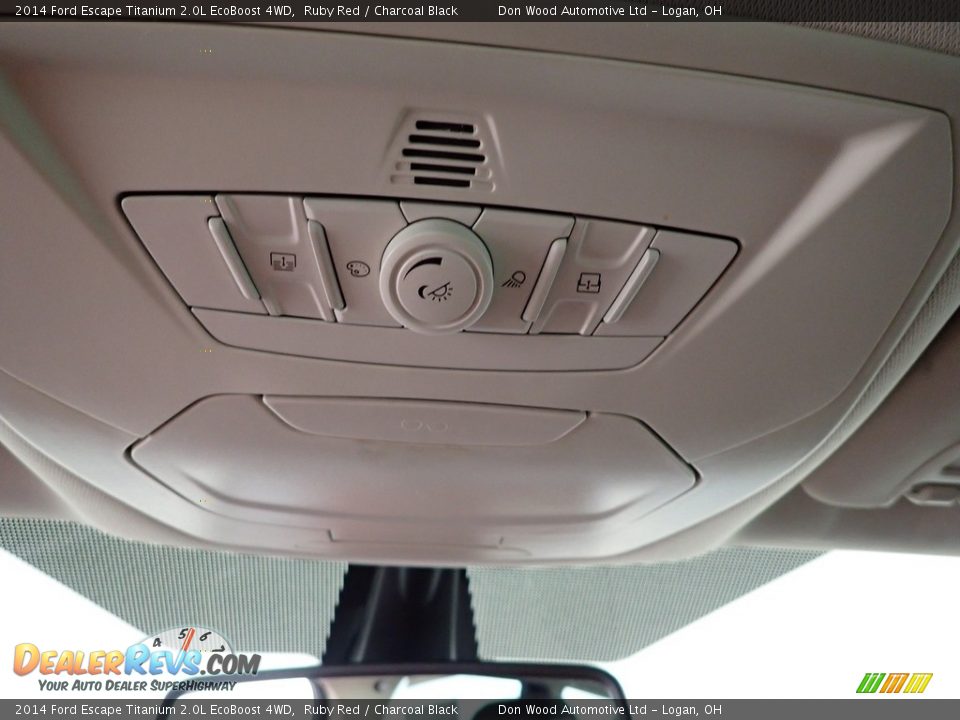 2014 Ford Escape Titanium 2.0L EcoBoost 4WD Ruby Red / Charcoal Black Photo #27