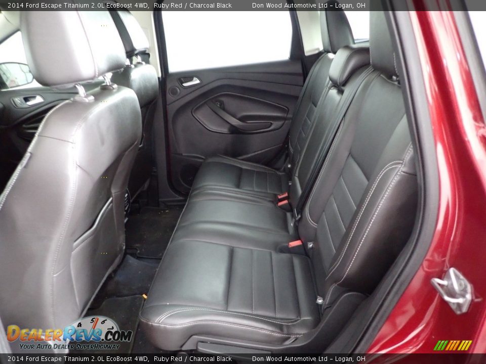 2014 Ford Escape Titanium 2.0L EcoBoost 4WD Ruby Red / Charcoal Black Photo #29