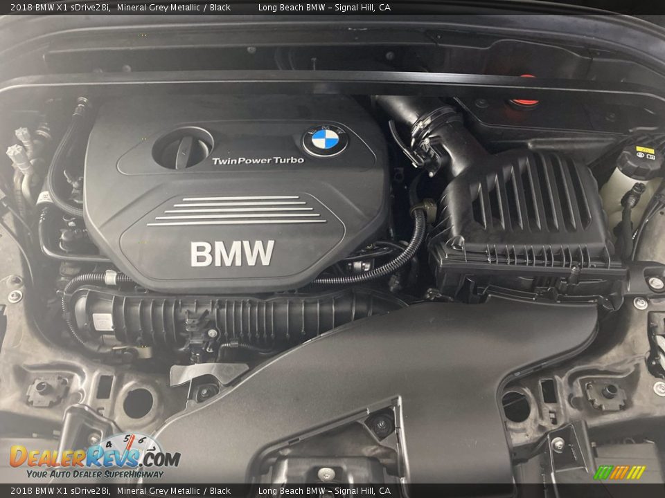 2018 BMW X1 sDrive28i Mineral Grey Metallic / Black Photo #10