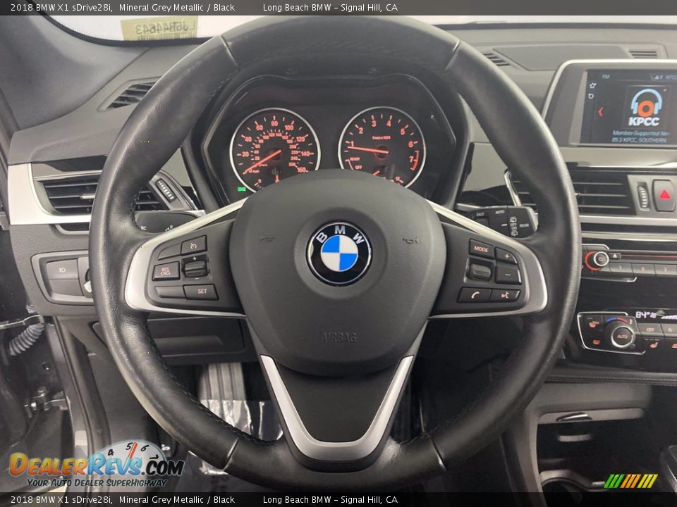 2018 BMW X1 sDrive28i Mineral Grey Metallic / Black Photo #15