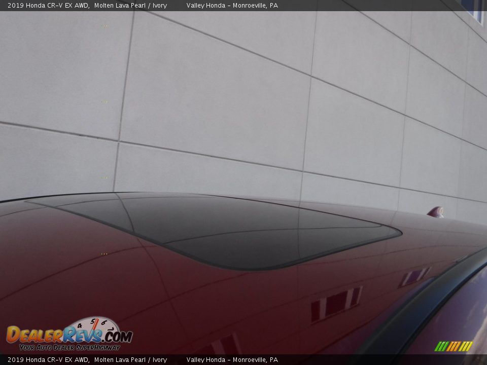 2019 Honda CR-V EX AWD Molten Lava Pearl / Ivory Photo #3
