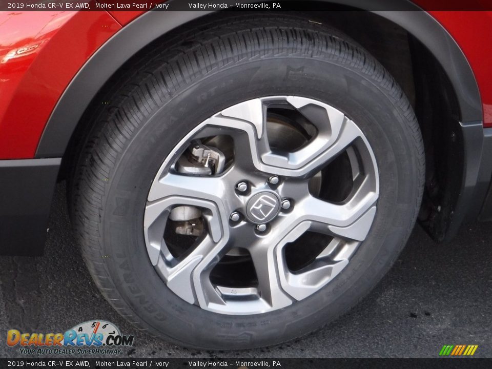 2019 Honda CR-V EX AWD Molten Lava Pearl / Ivory Photo #4