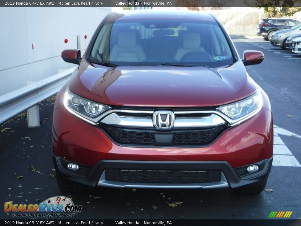 2019 Honda CR-V EX AWD Molten Lava Pearl / Ivory Photo #5