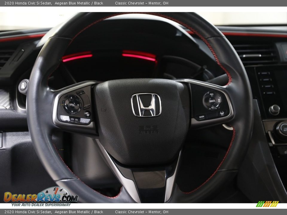 2020 Honda Civic Si Sedan Steering Wheel Photo #7
