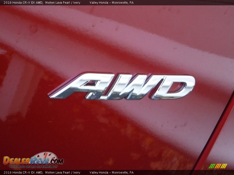 2019 Honda CR-V EX AWD Molten Lava Pearl / Ivory Photo #8