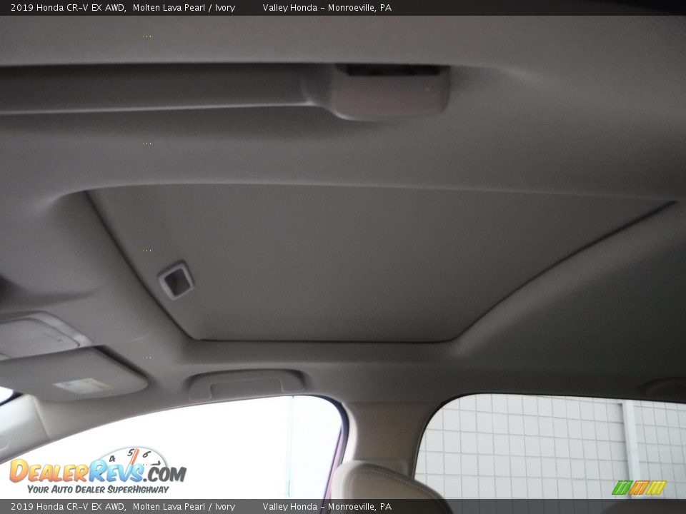 2019 Honda CR-V EX AWD Molten Lava Pearl / Ivory Photo #10