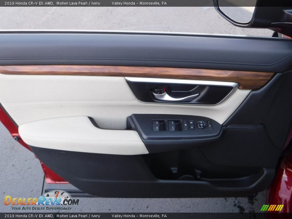 2019 Honda CR-V EX AWD Molten Lava Pearl / Ivory Photo #11