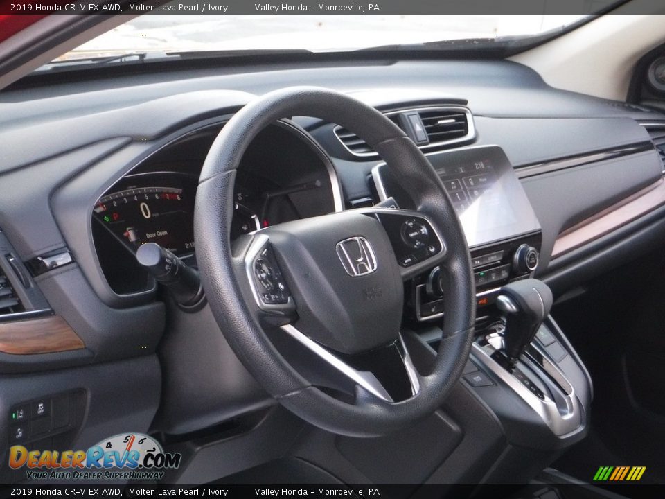 2019 Honda CR-V EX AWD Molten Lava Pearl / Ivory Photo #12