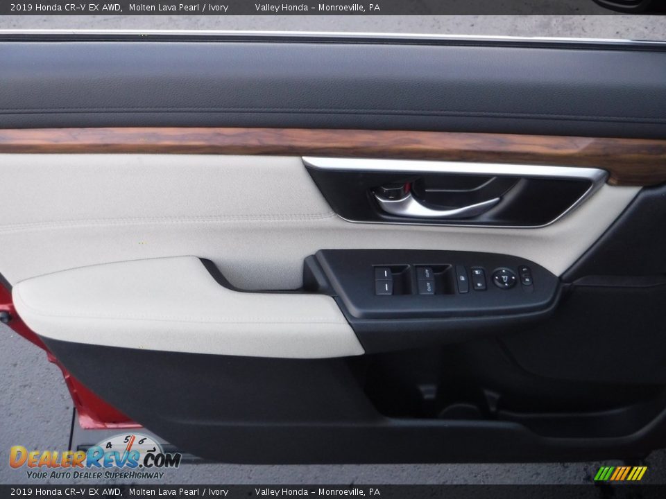 2019 Honda CR-V EX AWD Molten Lava Pearl / Ivory Photo #14